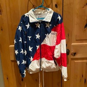 Red,white, and blue vintage jacket (1993)